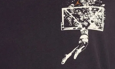 Jordan 1985 Oversize Graphic T-shirt In Black