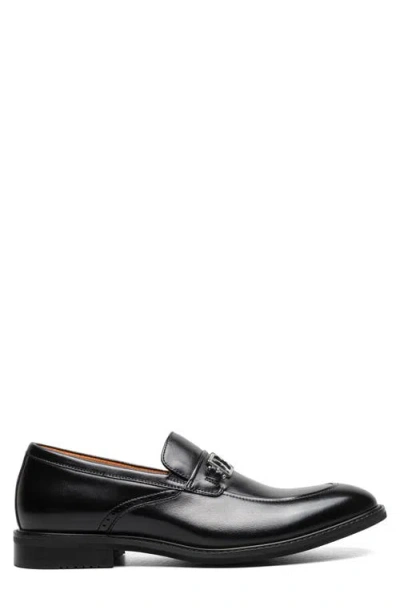 Stacy Adams Men's Boyd Moc Toe Slip-on Loafers In Black