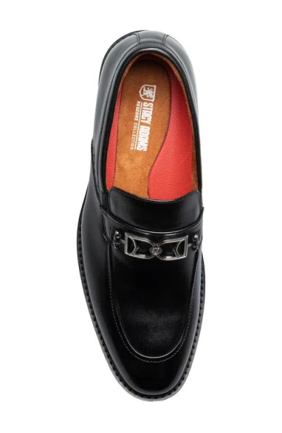 Stacy Adams Men's Boyd Moc Toe Slip-on Loafers In Black
