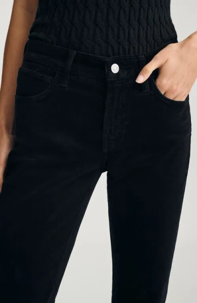 Mavi Jeans Molly Corduroy Low Rise Bootcut Jeans In Black