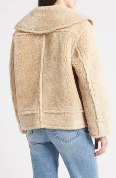 Rails Wesson Faux Shearling Jacket In Brown