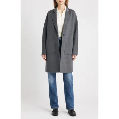 Rails Everest Brushed Wool Blend Coat In Gray