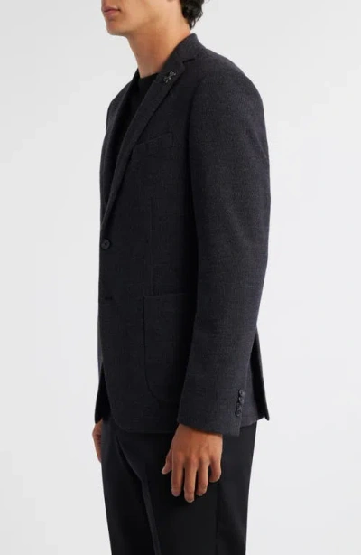 John Varvatos Star Usa Varick-c Slim Fit Wool Blend Sport Coat In Black