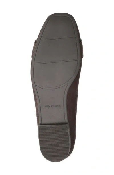 Easy Street Women's Keely Square Toe Ballet Flats In Brown