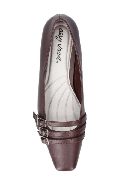 Easy Street Women's Enya Square Toe Pumps In Burgundy