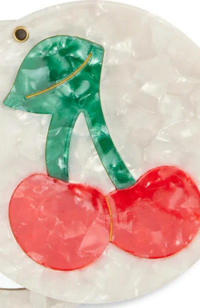 Solar Eclipse Cherry Jaw Clip & Mirror Set In Multi