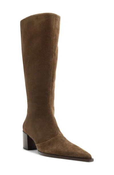 Schutz Raffaela Up Mid Boot In Brown
