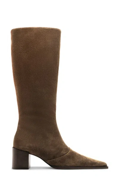 Schutz Raffaela Up Mid Boot In Brown