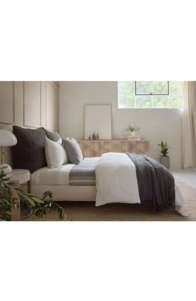 Pom Pom At Home Murphy Bouclé Accent Pillow In Gray