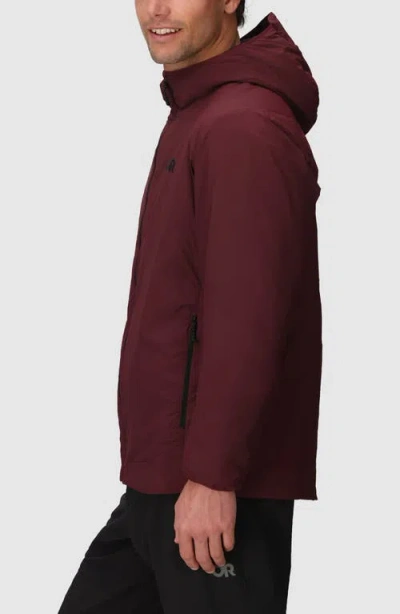 Outdoor Research Vesper Insulated Hooded Jacket In Burgundy