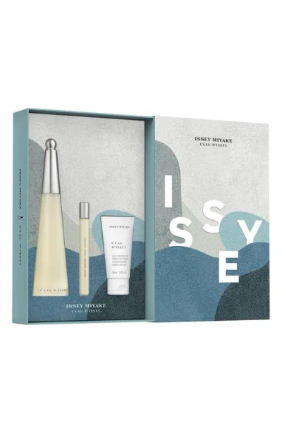 Issey Miyake 3-pc. L'eau D'issey Eau De Toilette Fragrance Set In Transparent
