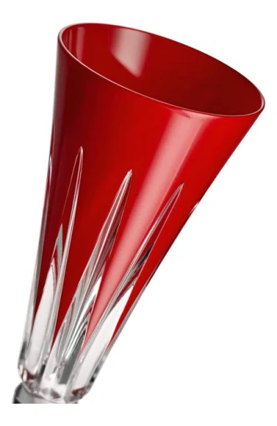 Waterford New Year Firework Flutes, Set Of 2 In Red