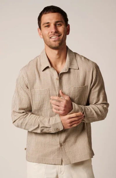 Leisure Lab Jackson Button Up In Brown