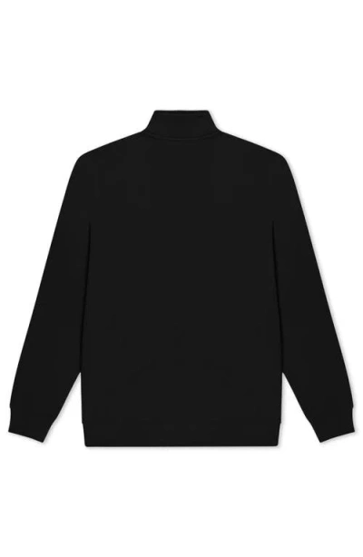 Dalix Mens Ghost Quarter Zip Pullover In Black