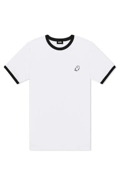 Dalix Mens Ghost Jersey Ringer Tee In Multi