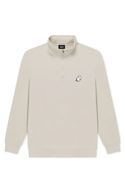 Dalix Mens Ghost Quarter Zip Pullover In Gray