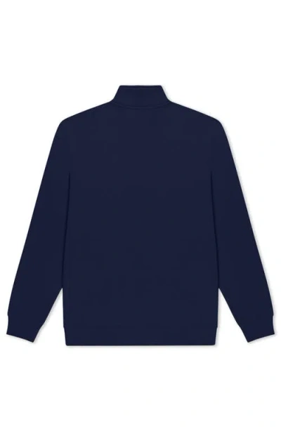 Dalix Mens Ghost Quarter Zip Pullover In Blue