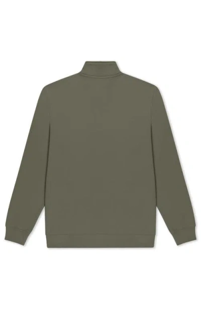 Dalix Mens Ghost Quarter Zip Pullover In Green