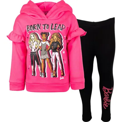 Barbie Hoodie & Leggings Set In Multi