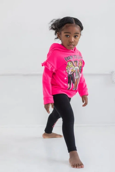 Barbie Hoodie & Leggings Set In Multi