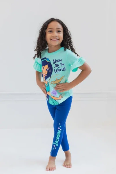 Disney T-shirt & Leggings Set In Green