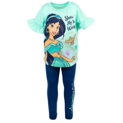 Disney T-shirt & Leggings Set In Green