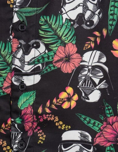 Star Wars Short Sleeve Button Down Shirt In Multi