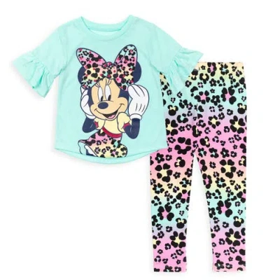 Disney T-shirt & Leggings Set In Green