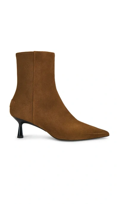Allsaints 62mm Vivian Pointed Zip Boots In Brown