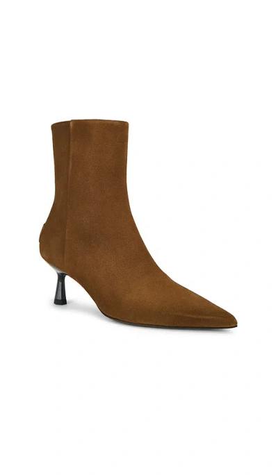 Allsaints 62mm Vivian Pointed Zip Boots In Brown