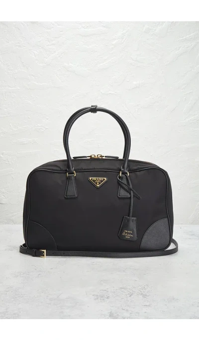 Fwrd Renew Prada Niryu Tote Bag In Black