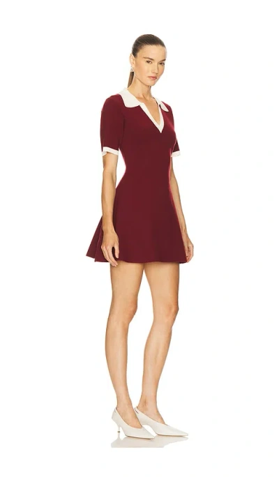 Maude Club Tallulah Knit Dress In Brown