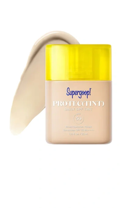 Supergoop Protec(tint) Daily Skin Tint Spf 50 Sunscreen 14n / 1.18 Fl. Oz. ! In White