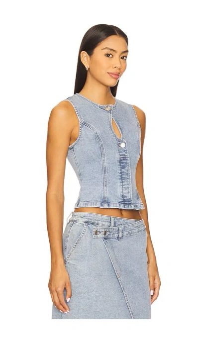 Sovere / Etch Denim Bodice In Blue