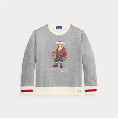 Polo Ralph Lauren Polo Bear Sweatshirt In Grey/ivory