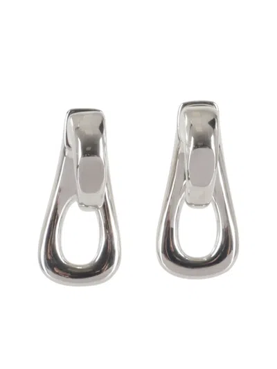 Rabanne Zip-pull Earrings In Metallic