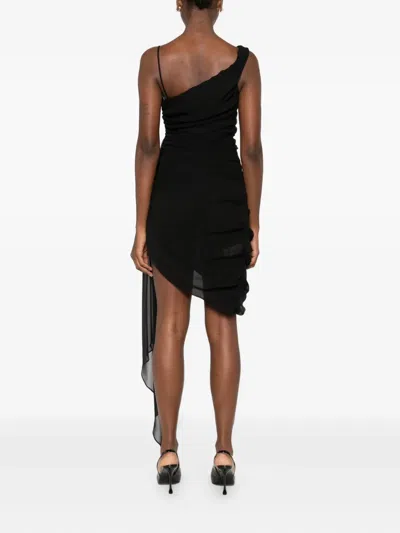 Giuseppe Di Morabito Embellished One-shoulder Dress In Black