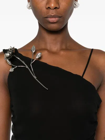 Giuseppe Di Morabito Embellished One-shoulder Dress In Black