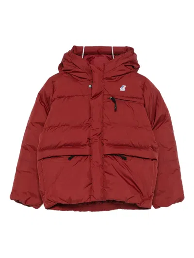 K-way Le Vrai 4.0 Aurele Jacket In Burgundy