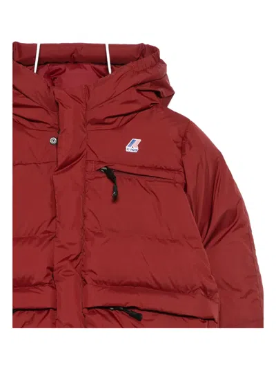 K-way Le Vrai 4.0 Aurele Jacket In Burgundy
