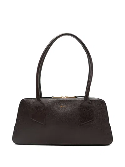 N°21 Rectangular Midi Shoulder Bag With Double Handles In Brown