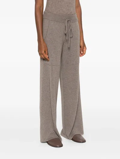 Lisa Yang Drawstring Pocket Trousers In Brown