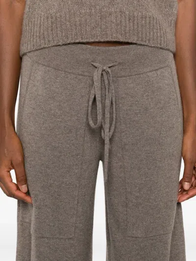 Lisa Yang Drawstring Pocket Trousers In Brown