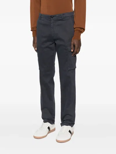 40 Weft Straight-leg Cargo Trousers In Gray