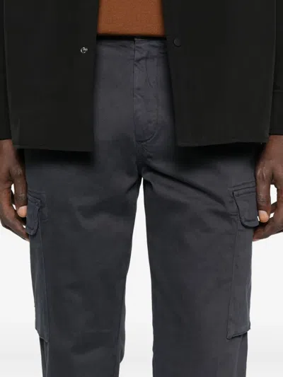 40 Weft Straight-leg Cargo Trousers In Gray