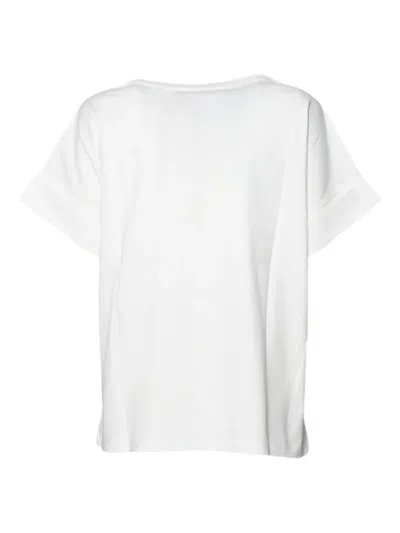 Solotre Cuffed T-shirt In White