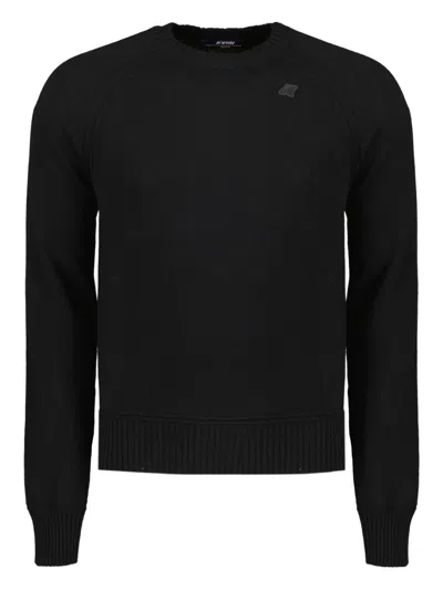 K-way Sebastien Crewneck Pullover In Black