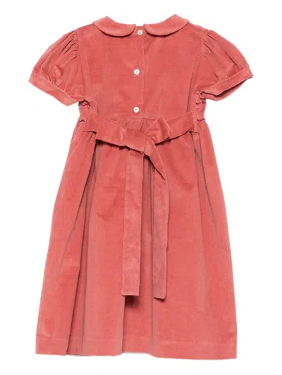 Mariella Ferrari Short-sleeved Embroidered Dress In Red