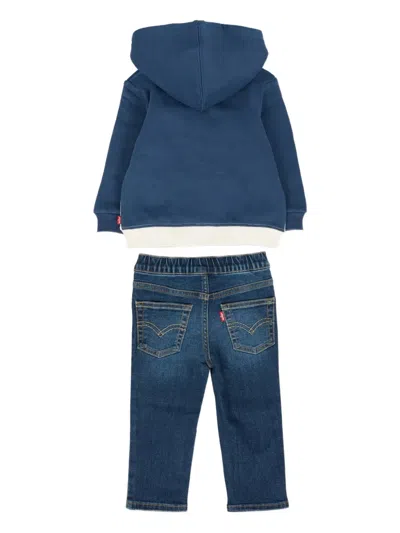 Levi's Logo-motif Trousers Set (set Of Three) In Blue