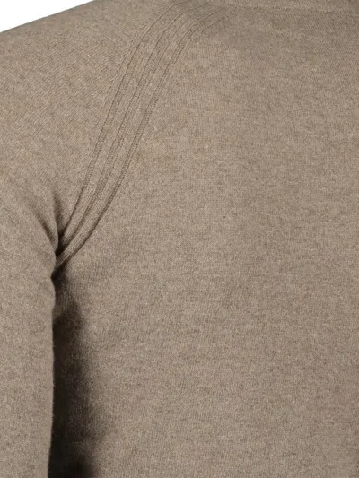 K-way Beige Crew Neck Sweater In Neutral